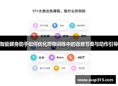 智能健身助手如何优化燃脂训练中的语音节奏与动作引导